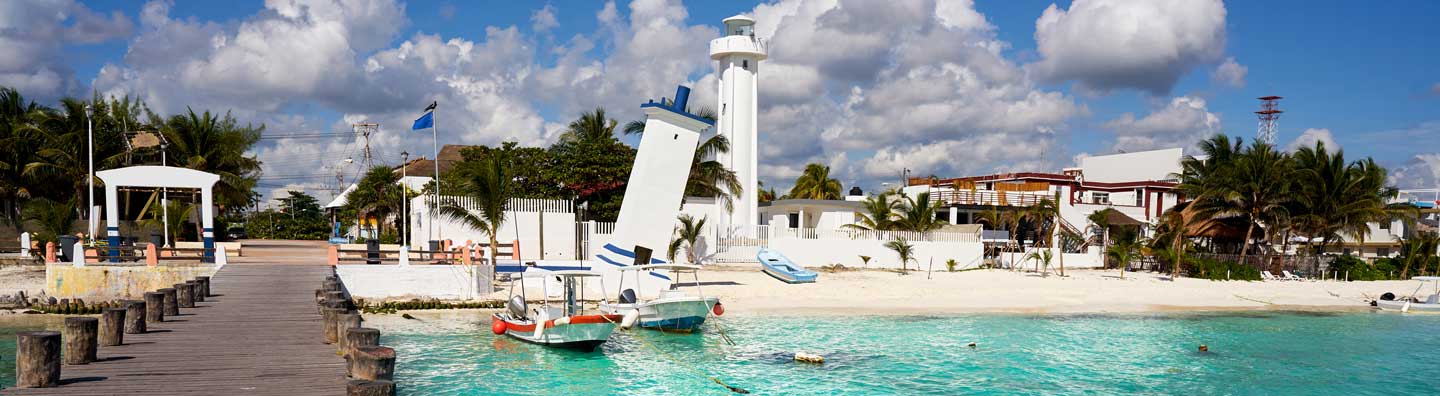The Puerto Morelos lighthouse is an iconic attraction}