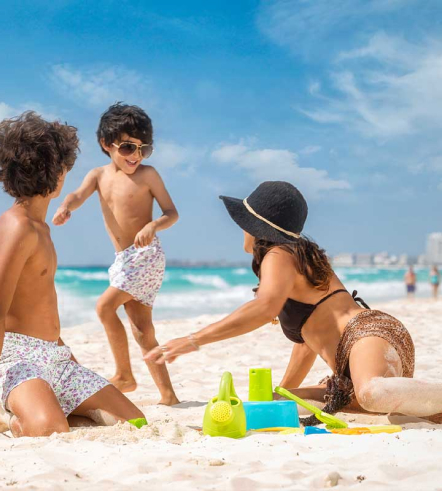 Travelling with kids to Cancun