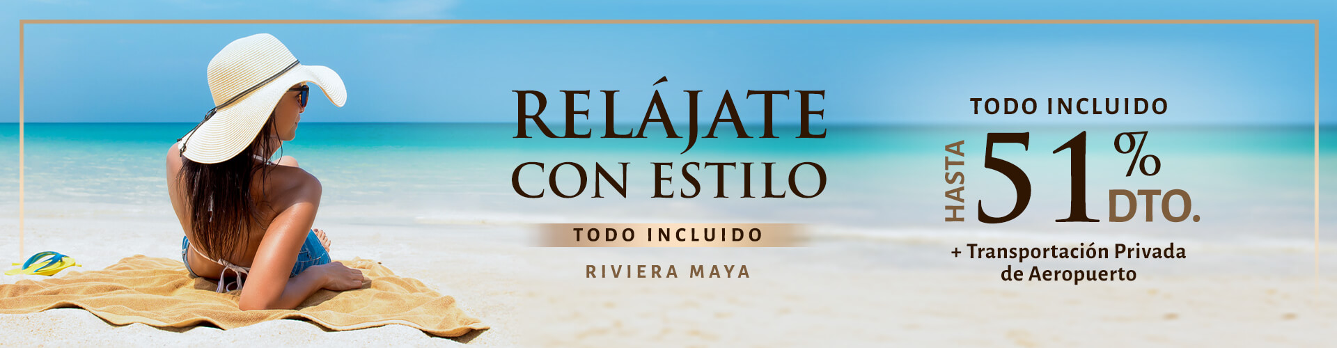 Ofertas de vacaciones de playa en Riviera Maya