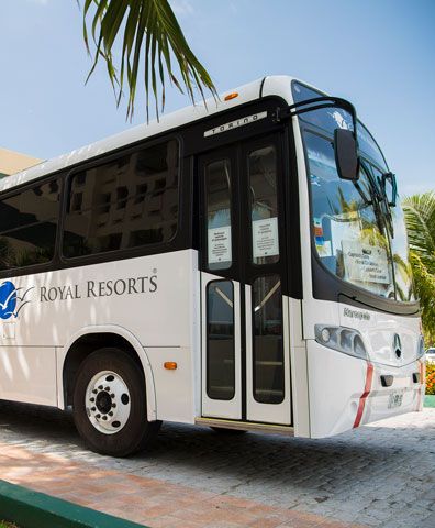 Shuttle from one resort to another - All Inclusive Royal Resorts